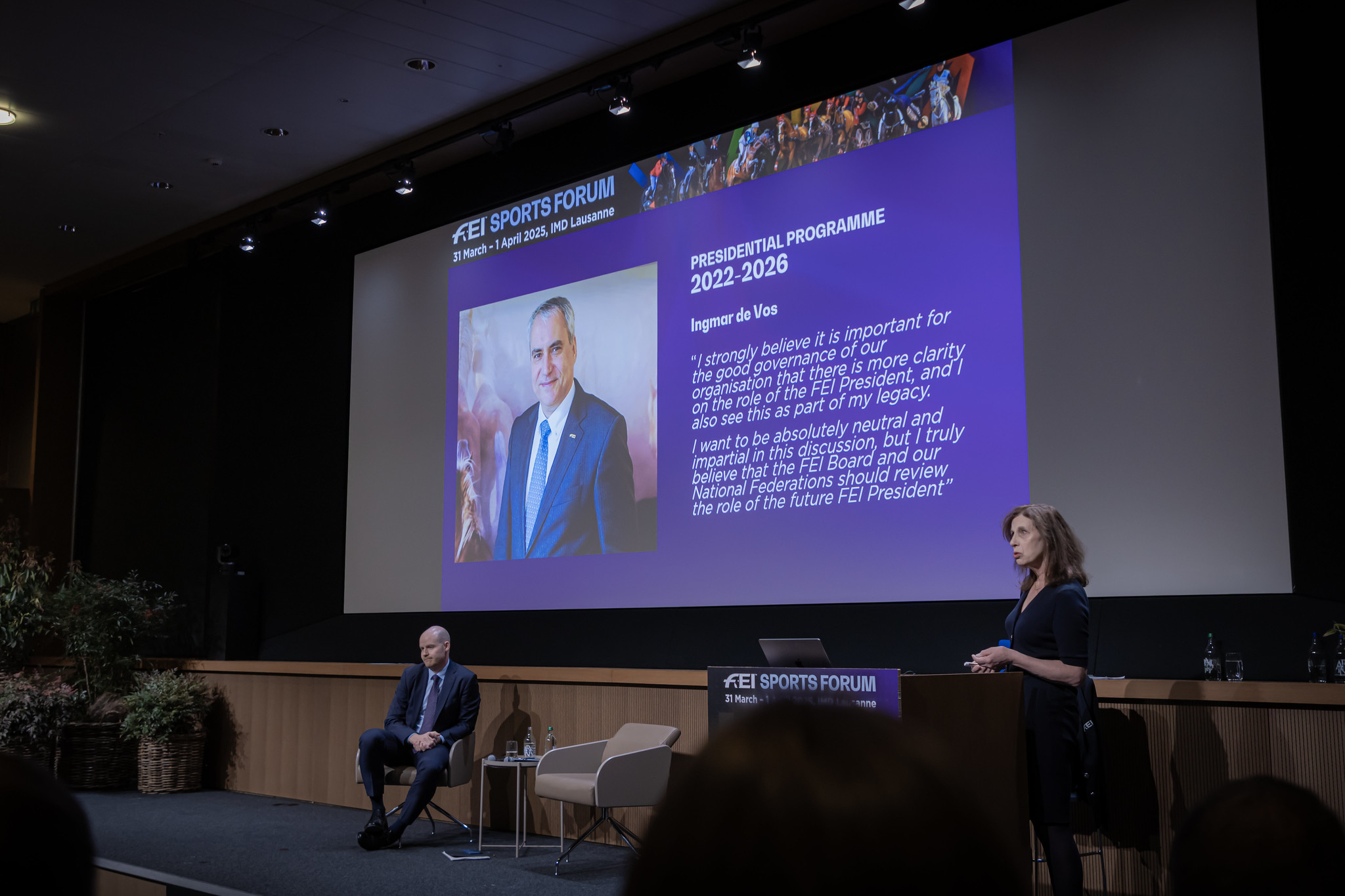 FEI Sports Forum 2025: Session 5 The Future FEI President