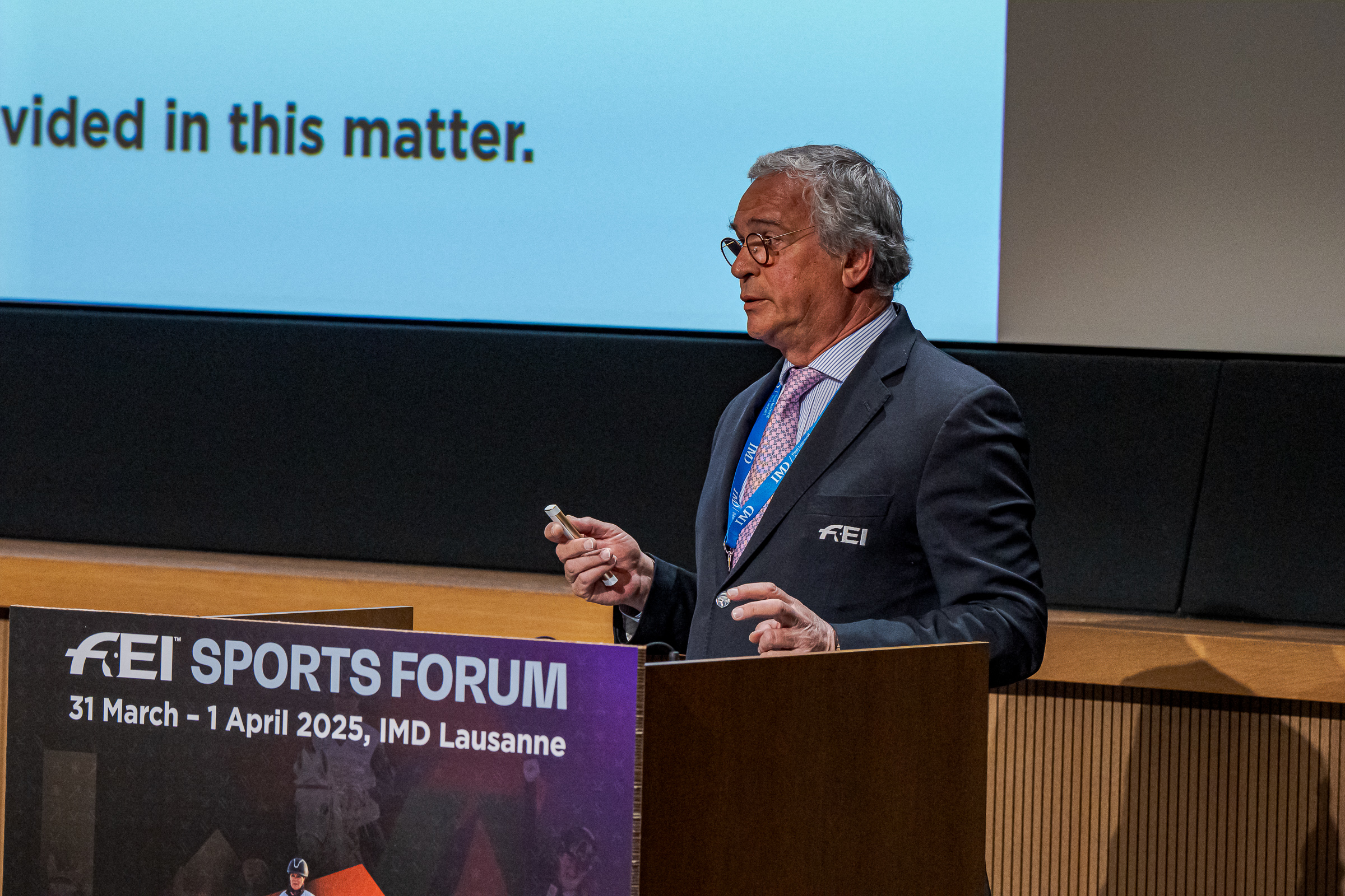 FEI Sports Forum 2025 – Session 7: Driving and Para Driving Rules Revision
